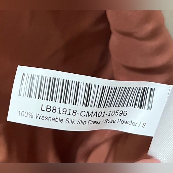 Quince Washable Silk Slip Dress in Rose Powder, Size S - Picture 7 of 16